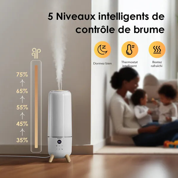 Humidificateur avec brumisation réglable Oraimo OHM-502A