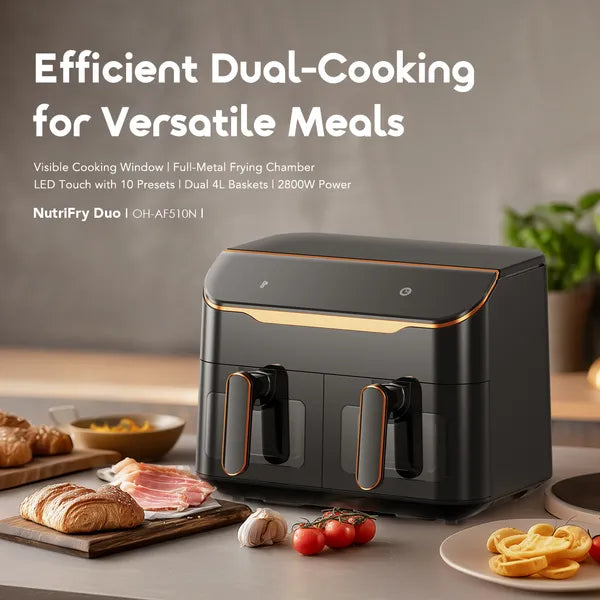 AirFryer Oraimo 2800W – panier en acier inoxydable