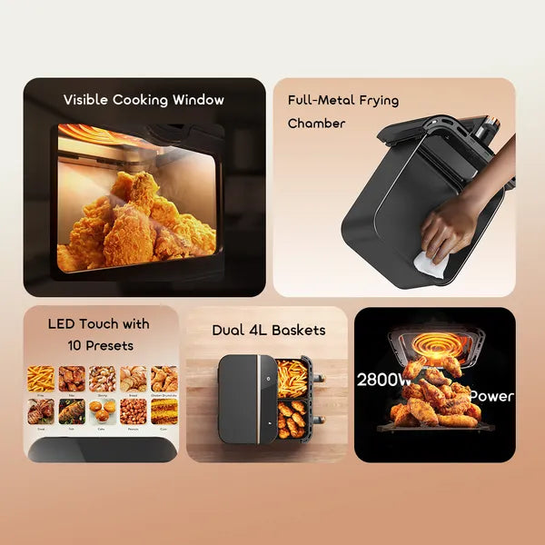 Oraimo NutriFry Duo – cuisson sans huile saine