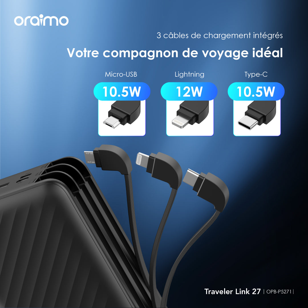 Oraimo Traveler Link 27 OPB-P5271, en situation