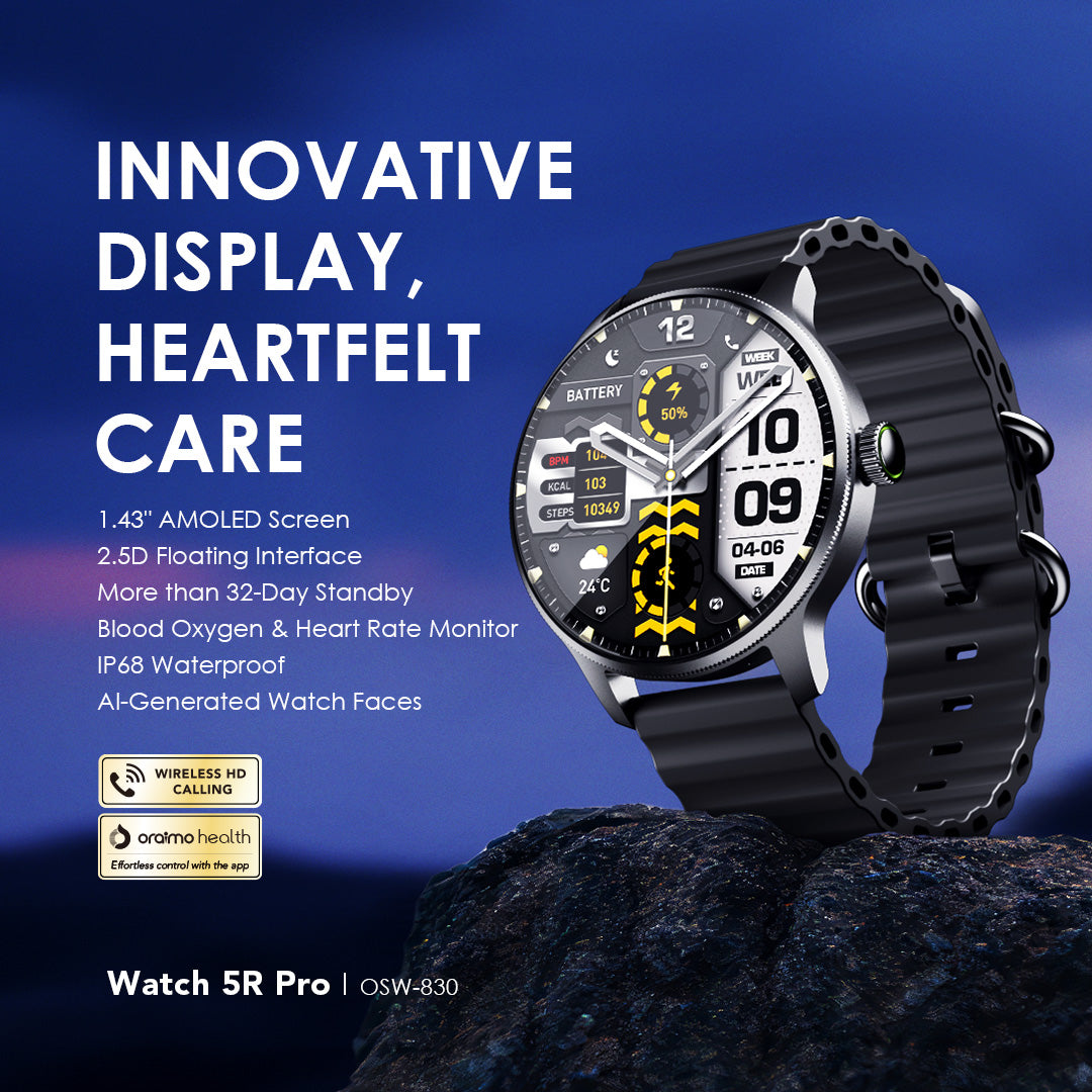 Oraimo Watch 5R Pro OSW-830, vue de profil
