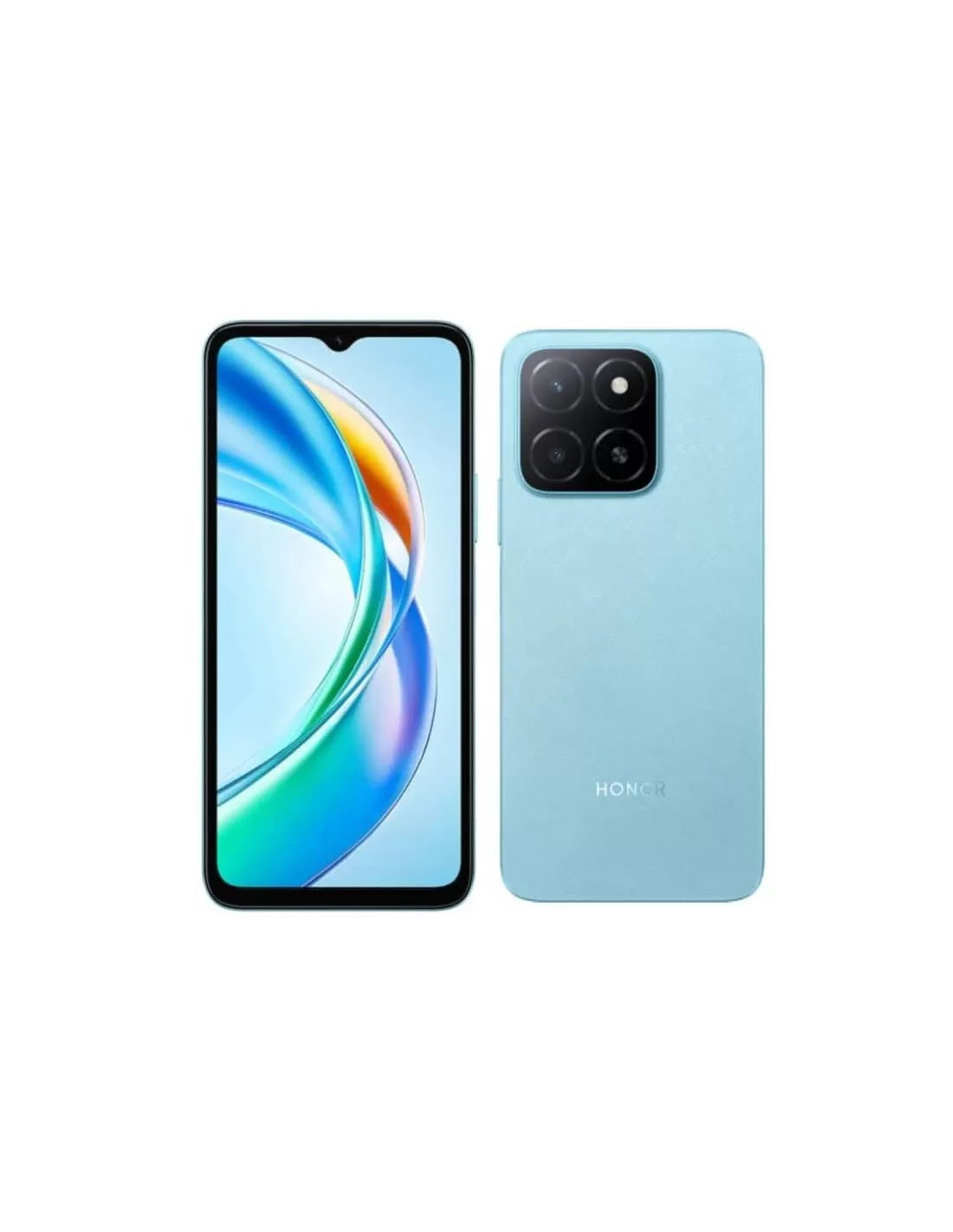 Honor X5b - Smartphone 6.56” - 4 Go RAM - 64 Go ROM - 13 Mpx - Batterie 5200 mAh - Noir & Bleu