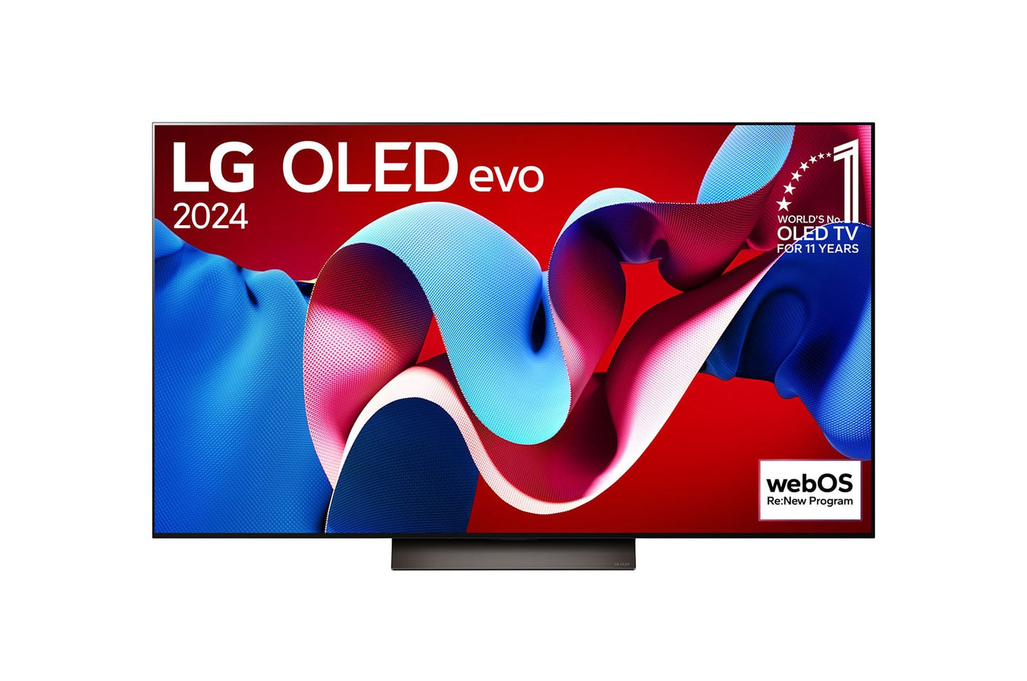 OLED55C46LA Télévision LG OLED evo C4 4K de 55 pouces, Smart TV, AI, Télécommande Magic, Dolby Vision, webOS24, 2024