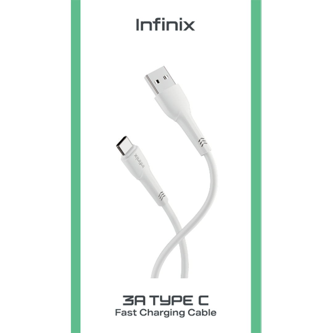 Visuel officiel Infinix du cable de charge rapide 3A Type-C XDC53A