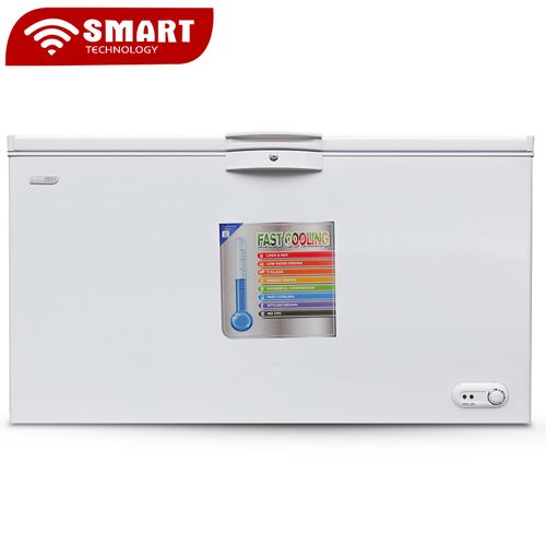 Congélateur Coffre SMART TECHNOLOGY STCC-385V - 327 L - Gris/Blanc - Garantie 6 Mois