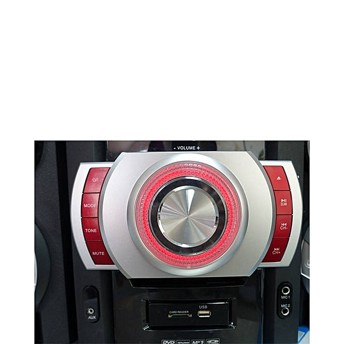 Mini Chaine HI-FI Avec Enceintes Hautes Performances - FM Radio DVD/KARAOKE/USB/SD Card/MP3 - STH- SMART TECHNOLOGY - 88000 - Noir