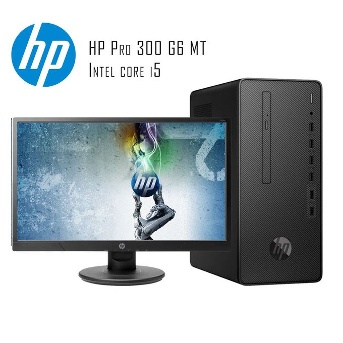 Hp Pro 300 G6 MT - Core I5-10è Génération 4Go / 1000 GO HDD- Écran 21.5 Pouces