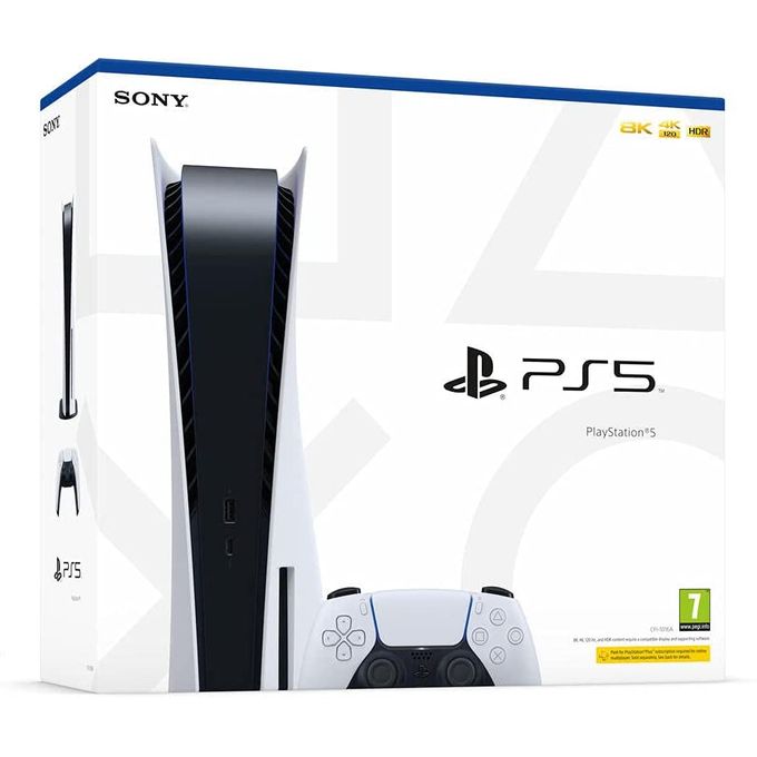 Sony PlayStation PS5 Edition Standard - Blanc/Noir