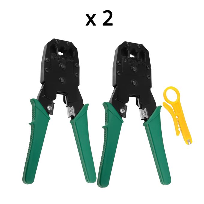 Lot De 2 Pince à Sertir Professionnelle - RJ45