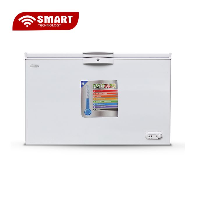 Congélateur Horizontal SMART TECHNOLOGY  STCC-320 - Avec Clef - 264 L - Blanc - Garantie 12 Mois