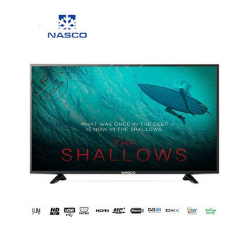 NASCO TV LED - 40 Pouces - HDMI/USB/VGA - Noir - Garantie 3 Mois