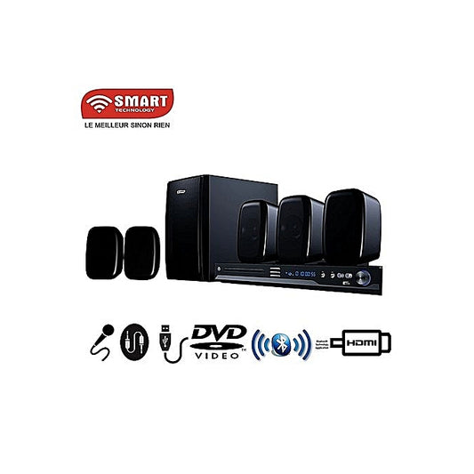 SMART TECHNOLOGY Home Cinéma STH-5211- 245 Watts - Karaoké Port Usb / HDMI / Bluetooth