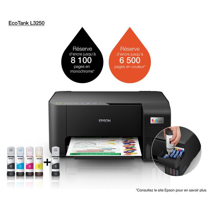 Epson EcoTank L3250 A4 Wi-Fi Tout-en-un Réservoir d'encre Encre pour imprimante