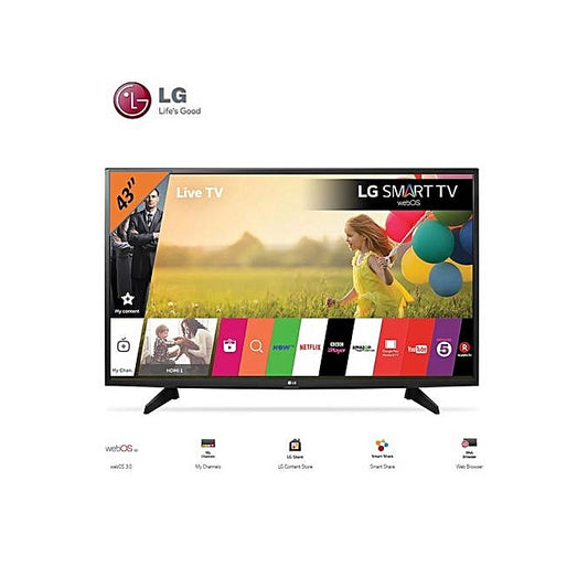 LG Smart TV - 43 Pouces - Décodeur Intégré - WiFi - ANDROID - Noir