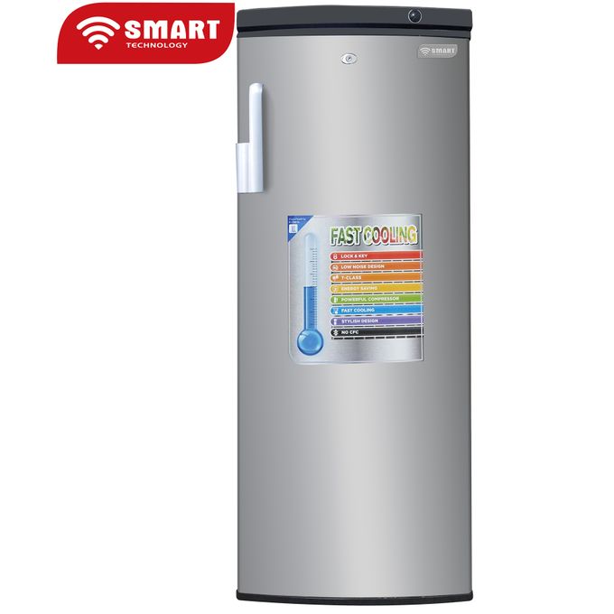 Congélateur SMART TECHNOLOGY Vertical 7 Casiers STCD-550 - 350 L - Gris