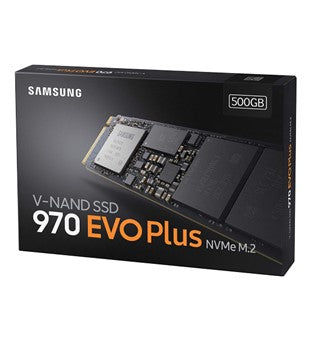 Samsung Disque dur interne 970 EVO Plus MZ-V7S500BW | Disque SSD Interne NVMe M.2, 500 Go, Jusqu'à 3 500Mo/s en lecture