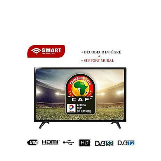 Smart TECHNOLOGY TV LED - 24 Pouces Full HD -STT-2411A- Noir - Garantie 3 Mois