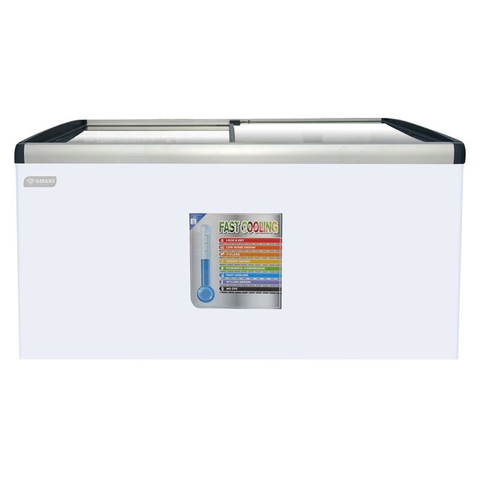 Congélateur Horizontal Vitré SMART TECHNOLOGY  - STCCV-757 - 456 L - Blanc- Garantie 12 Mois