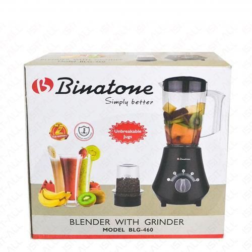 Mixeur BINATONE BLG-460 - 350 W -1.5 Litres - Noir