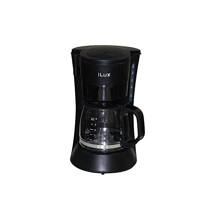 iLUX Machine à Café 600W LX-774CM - 600 Ml - Noir - Garantie 3 Mois