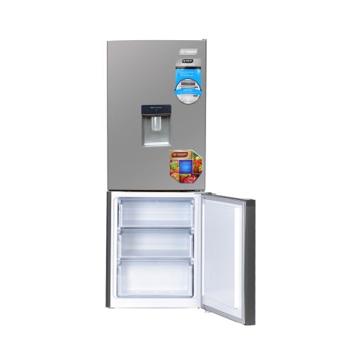 Réfrigérateur Combiné SMART TECHNOLOGY Avec Fontaine - STCB-459WM- 227L - Inox - Garantie 12 Mois