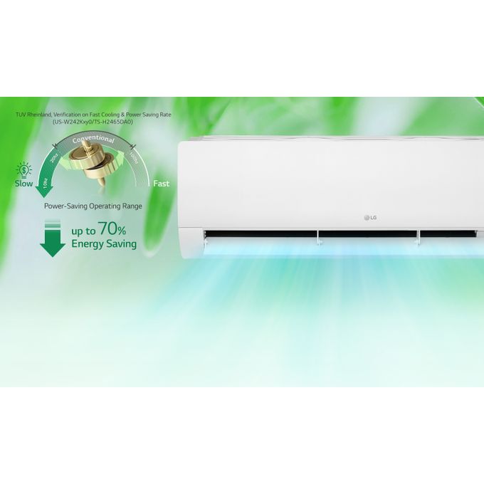 LG Split LG 1.5 CV / 12000btu Dual Inverter Avec Kit D'installation - Blanc