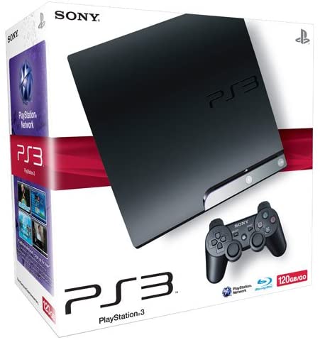 PS 3 Slim -120- 500 GB – 1 Manette – Noir – Plusieurs Jeux Offerts
