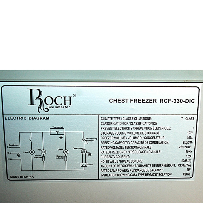 ROCH Congélateur Horizontal RCF- 230 