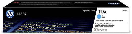HP 117A W2071A Toner Cyan Authentique