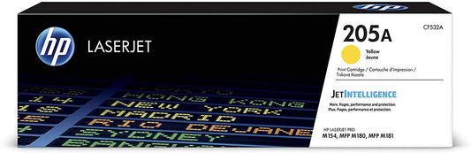 HP 205A CF532A Toner Jaune Authentique pour HP Color LaserJet Pro M180 / M181