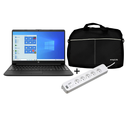 Pc Portable HP 15'' – Intel Core i3 – RAM 4Go – HDD 1To – Ecran HD 15.6″ + Multiprise APC + Sac Bandoulière Offerts