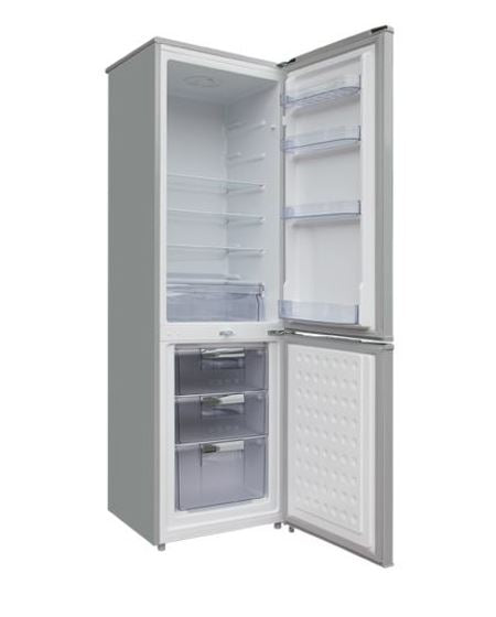 Ilux Réfrigérateur Combiné ILCB325 - Economique - 258 L - Gris - 6 Mois Garantie