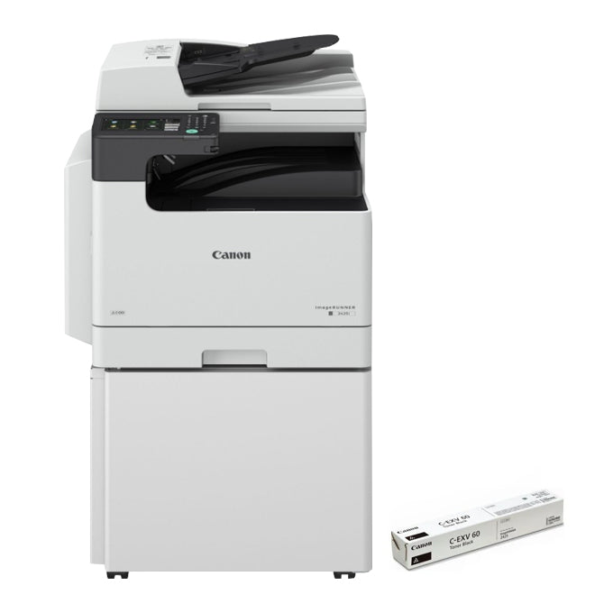 Photocopieur Canon iR 2425I - Monochrome Réseau + Socle Type-J2 avec Toner Offet