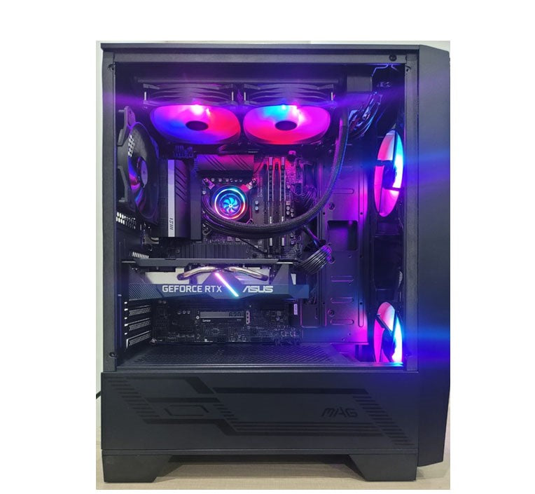 Unité centrale Gaming MSI MAG FORGE (UC Gaming) - PC Gaming - Core i7-10700 - 32Go / 1 To SSD - Graphique NVIDIA RTX 2060 12GB DDR6 - Refroidissement WaterCooling 000143#