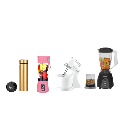 PACK ( mixeur portable / thermos / bouilloire / batteuse)