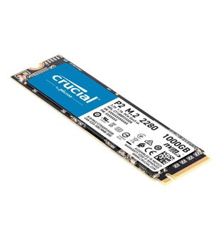 Disque dur interne Crucial P2 CT1000P2SSD8 SSD Interne 1To, Vitesses atteignant 2400 Mo/s (3D NAND, NVMe, PCIe, M.2)