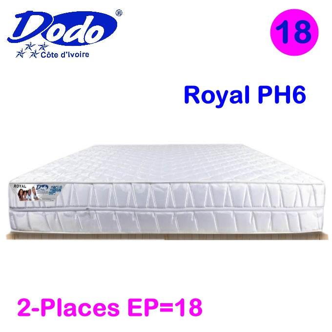 Matelas DODO Royal PH6 Brode 2-Places EP=18