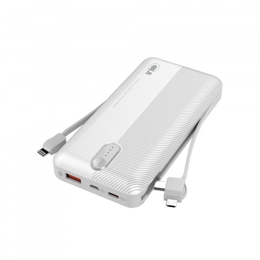 Powerbank OLA PB001 - 20000 mah - 2 câbles intégrés - USB Charger ( IOS et Android)- Garantie 1 AN