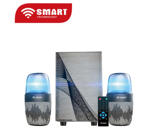 Système Audio SMART TECHNOLOGY Avec Haut-parleur Multimédia-STHB-9917M-FM-USB-carte Mémoire